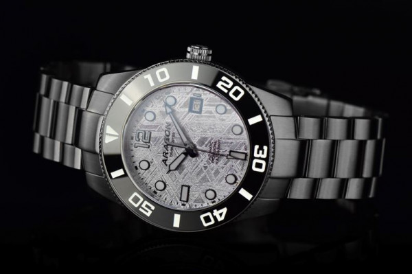 ARAGON Divemaster 42mm Meteorite Gunmetal-IP Automatic Steel