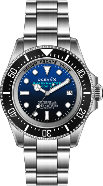 OceanX Sharkmaster 1000 M9 Blue-Black Gradient Automatic