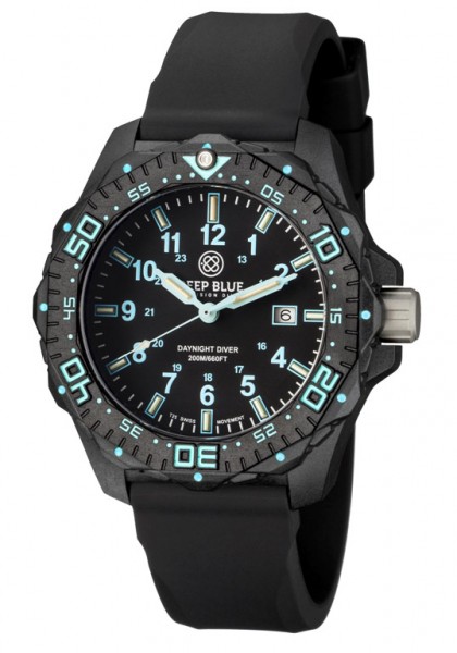 Deep Blue Daynight H3 Diver Blue