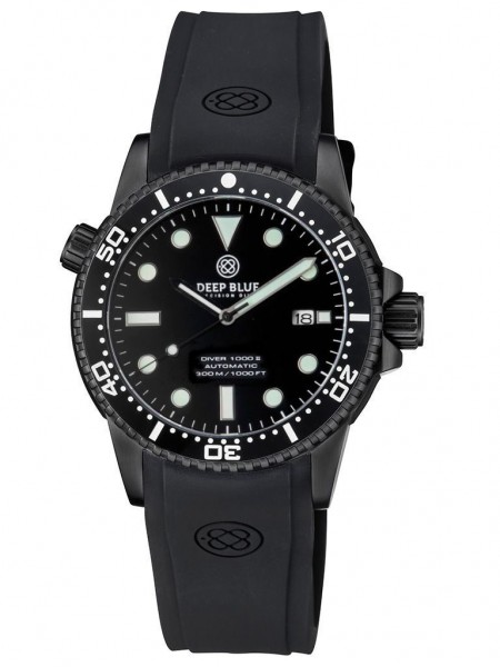 Deep Blue Diver 1000 II Black-Black-Black PVD