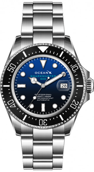 OceanX Sharkmaster 600 Blue Gradient Automatic