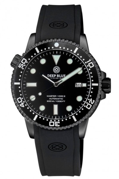 Deep Blue Master 1000 II Black-Black PVD