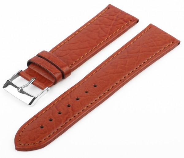 Uhren Lederarmband Braun G70 Genarbt