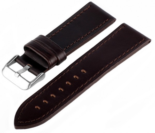 Uhren Lederarmband Braun MX201 Glatt