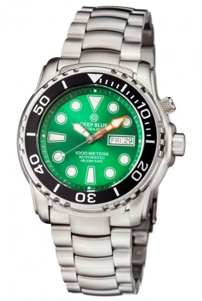 Deep Blue Sea Diver III 1000m Green