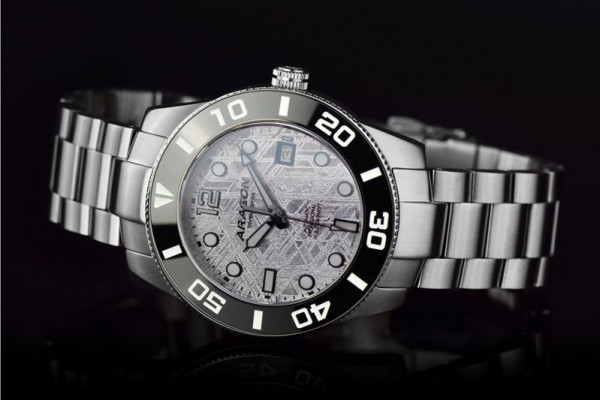 ARAGON Divemaster 42mm Meteorite Automatic Steel