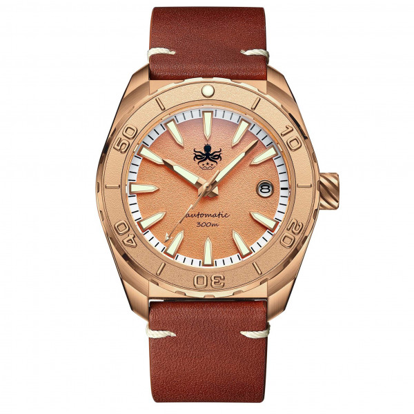 Phoibos Proteus Bronze Salmon 300m Diver Automatic Limited Edition