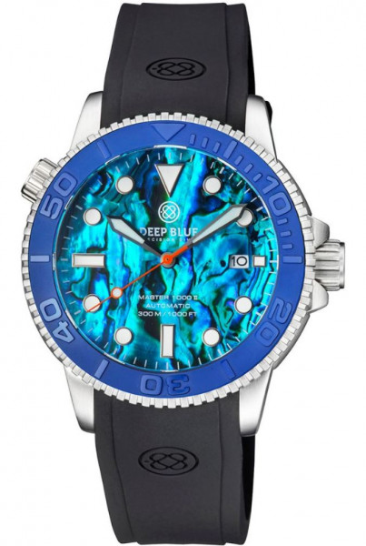 Deep Blue Master 1000 II Blue Abalone Embossed