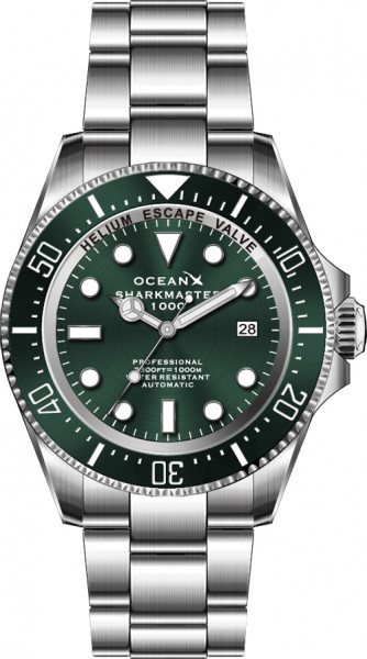 OceanX Sharkmaster 1000 Green Automatic