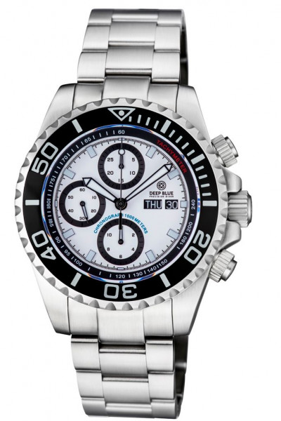 Deep Blue Master Chrono 7750 Black-White
