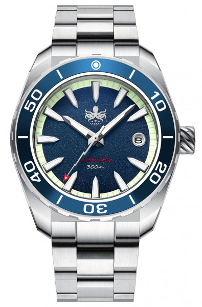 Phoibos Proteus Blue 300m Diver Automatic