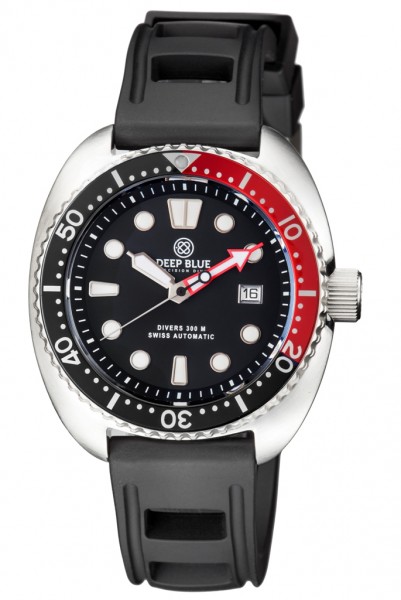 Deep Blue Military Diver 300 Black-Red