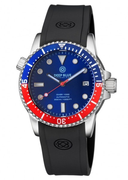 Deep Blue Diver 1000 Blue-Red-15-30-45