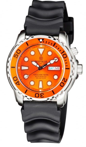 Deep Blue ProTac Diver 1000m Orange-Orange Automatic