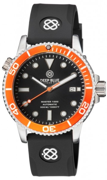 Deep Blue Master 1000 Black-Orange