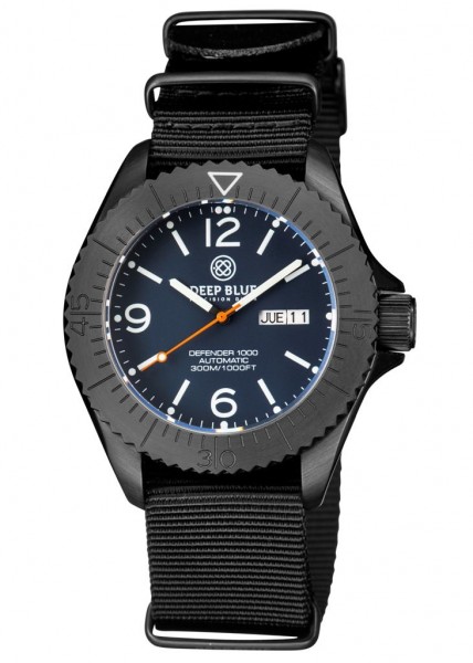 Deep Blue Defender 1000 Automatic 44mm Blue Matt PVD