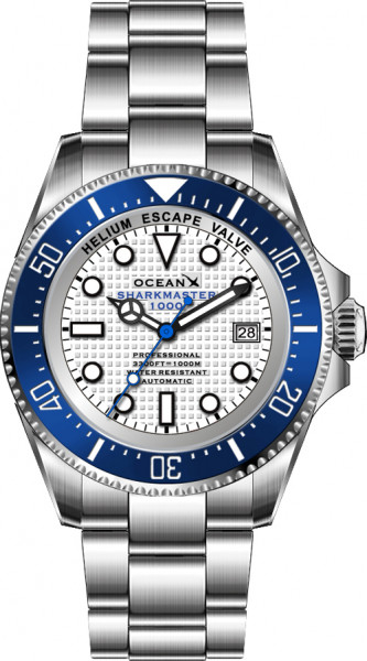 OceanX Sharkmaster 1000 White Automatic