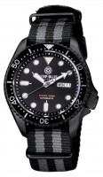 Deep Blue Military Diver 300 44mm Automatic Black PVD