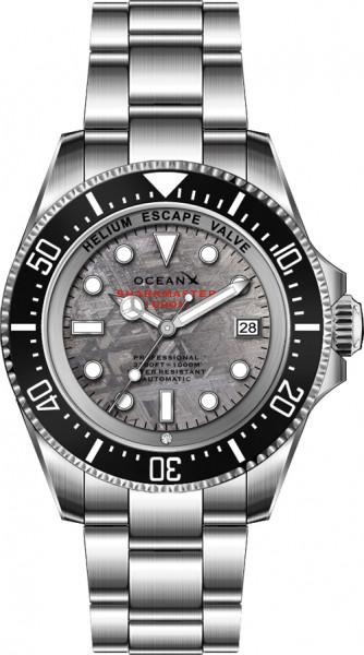 OceanX Sharkmaster 1000 44mm Meteorite Grey Automatic Limited Edition