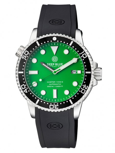 Deep Blue Master 1000 II Black-Green Matt