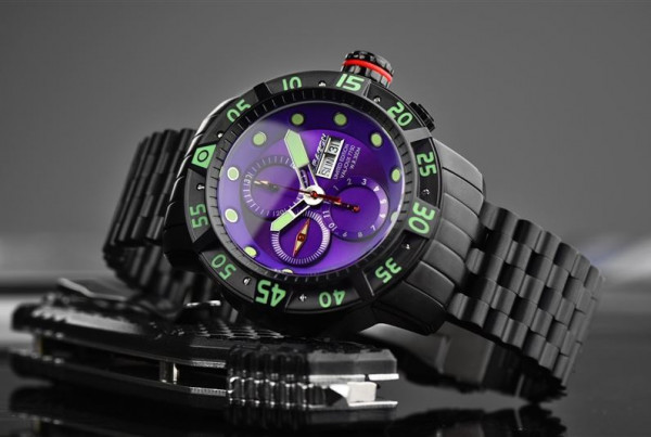 ARAGON Gauge 3G Swiss Chrono Automatic Purple Limited Edition