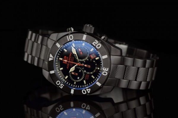 ARAGON Regeneron NE88 Chrono Automatic 50 mm Black IP Limited Edition