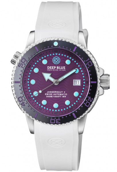 Deep Blue Juggernaut V Auto Purple 44mm