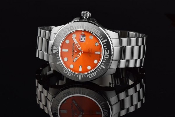 ARAGON Divemaster III Orange Automatic 50mm Steel