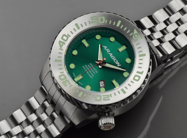 ARAGON Divemaster EVO 50 mm Automatic Green