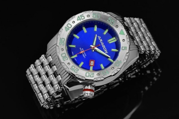 ARAGON Sea Charger Automatic 50mm Blue