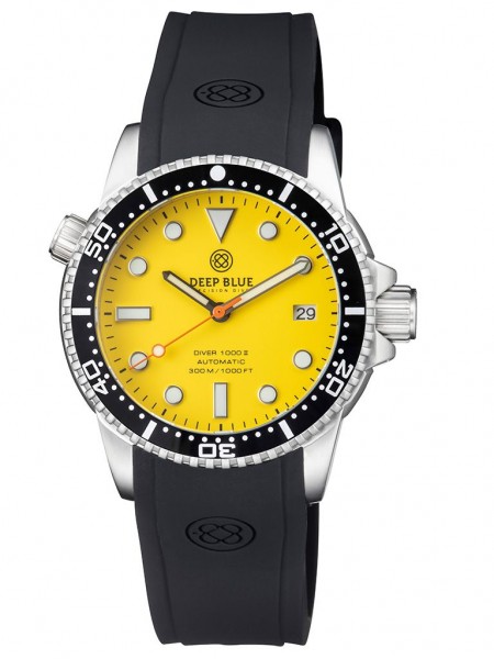 Deep Blue Diver 1000 II Black-Yellow Matt