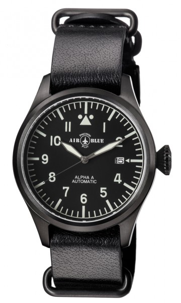 Air Blue Alpha A Automatic PVD Black 44mm