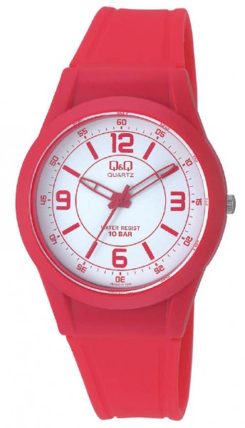 Q&Q Analog VQ50J017Y Unisex Rot Armbanduhr