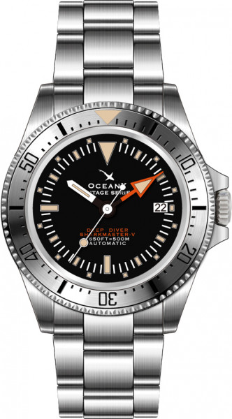 OceanX Sharkmaster V Black-Silver Automatic