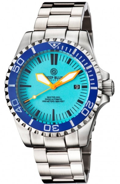 Deep Blue Master 2000m Blue Lume