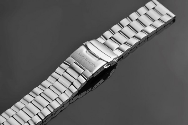 ARAGON Edelstahlarmband 24mm