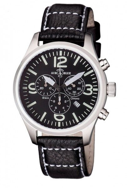 Air Blue Bravo Chrono Black 44mm