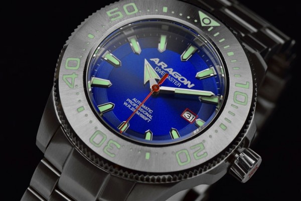 ARAGON Divemaster II Blue Automatic 50mm Steel