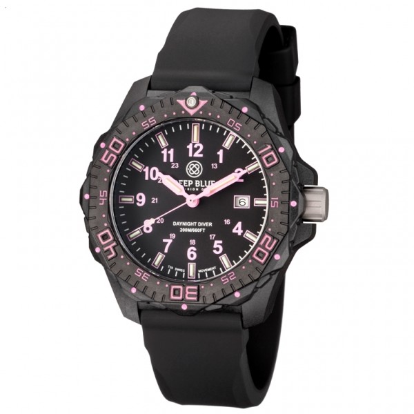 Deep Blue Daynight H3 Diver Pink