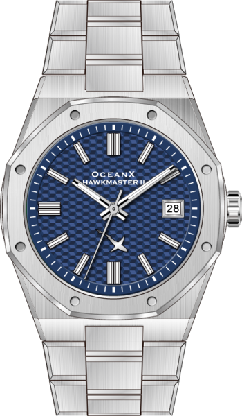OceanX Hawkmaster II Blue 39mm Automatic