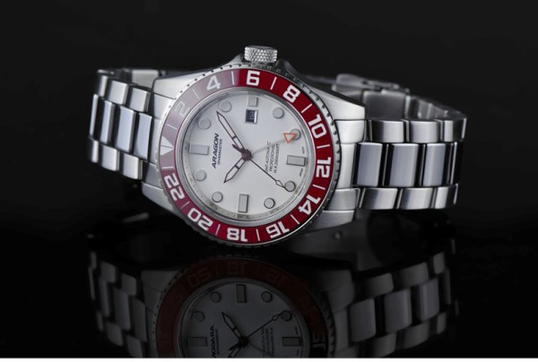 ARAGON White DM Tungsten GMT 50mm