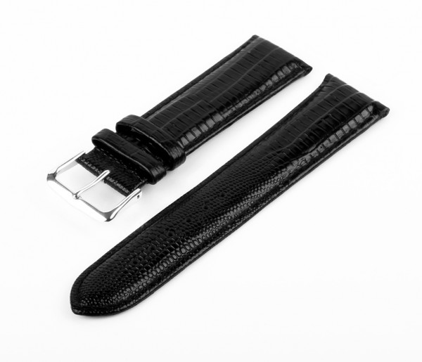 Uhren Lederarmband Schwarz MM13 Croco