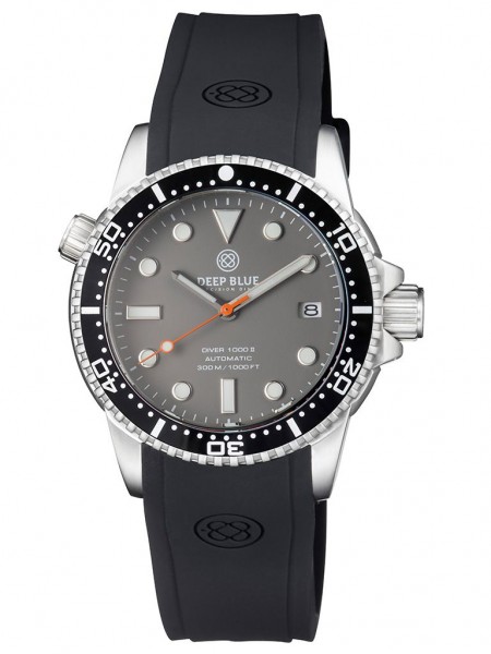 Deep Blue Diver 1000 II Black-Grey Matt