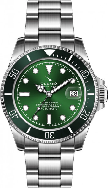OceanX Sharkmaster V2 Green 40mm Automatic