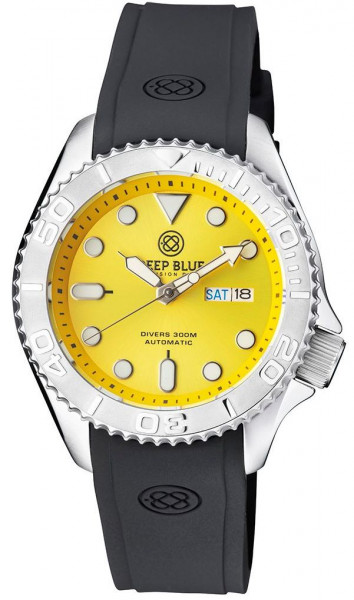 Deep Blue Military Diver 300 Automatic Ceramic Yellow