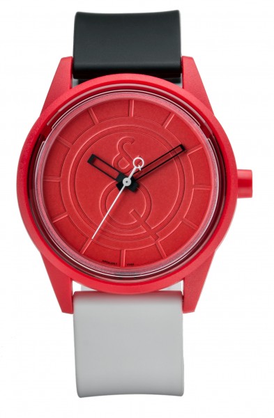 Q&Q Solar RP00J007Y Unisex Rot Armbanduhr