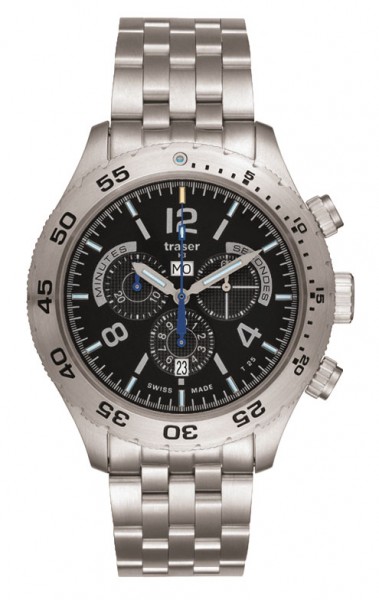 Traser Classic Chronograph Black