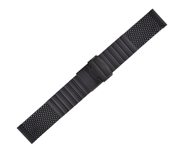 Deep Blue Mesh Edelstahlarmband PVD