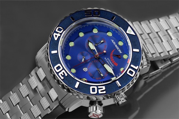 ARAGON Gauge 9100 Automatic Blue