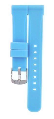 Deep Blue Gummiarmband 18mm Lady Blau